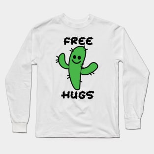 Free hugs cactus Long Sleeve T-Shirt